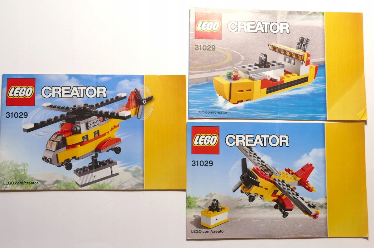 LEGO INSTRUKCJA CREATOR 31029 Helikopter transportowy