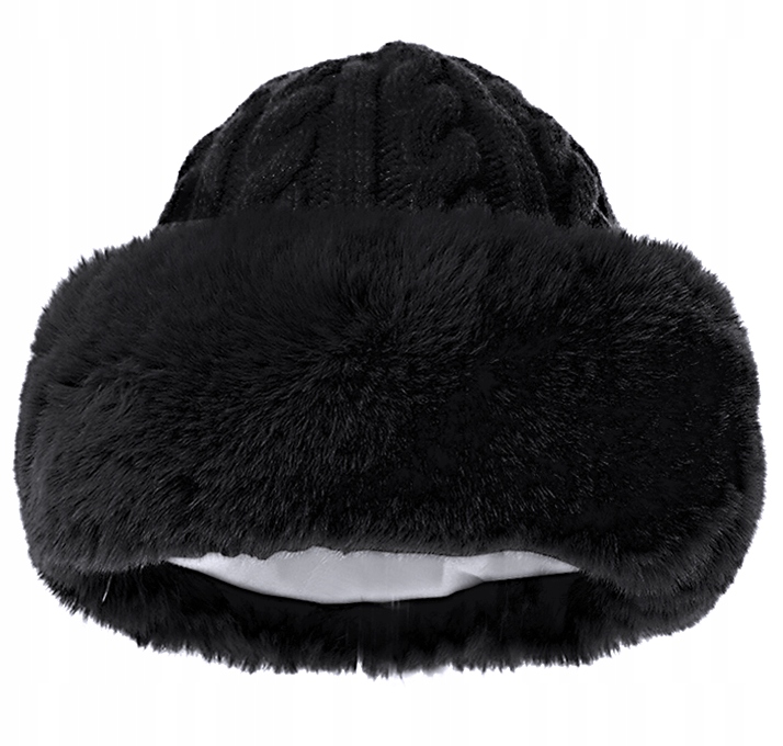 CZAPKA DAMSKA ZIMOWA STYLOWA MODNA ELEGANCKA CIEPŁA , SZTUCZNE FUTERKO Cd7 Kod producenta Cd7