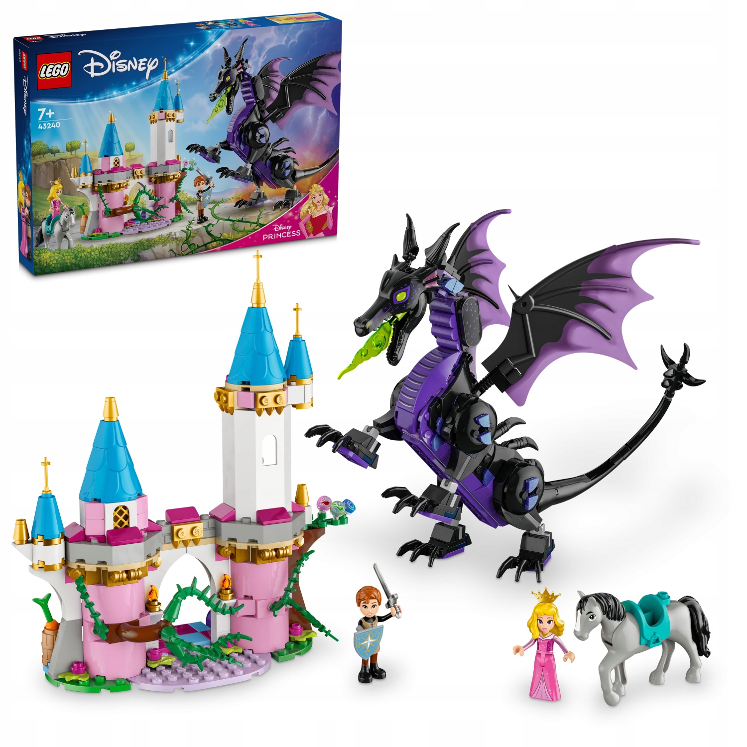 Lego Disney 43240 Zloba v dračí podobě