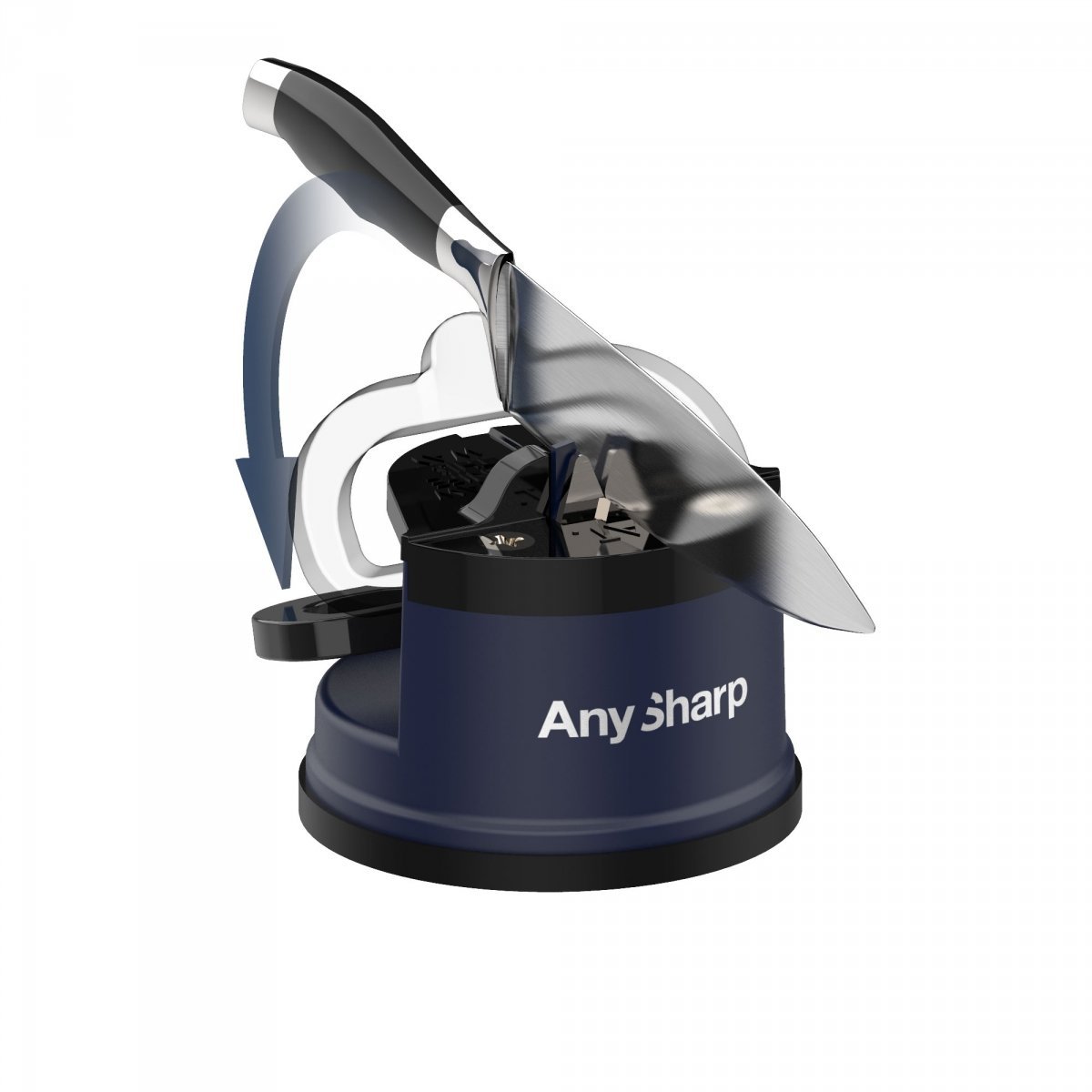 Ostrzałka AnySharp Classic Navy węglik wolframu PowerGrip Marka AnySharp