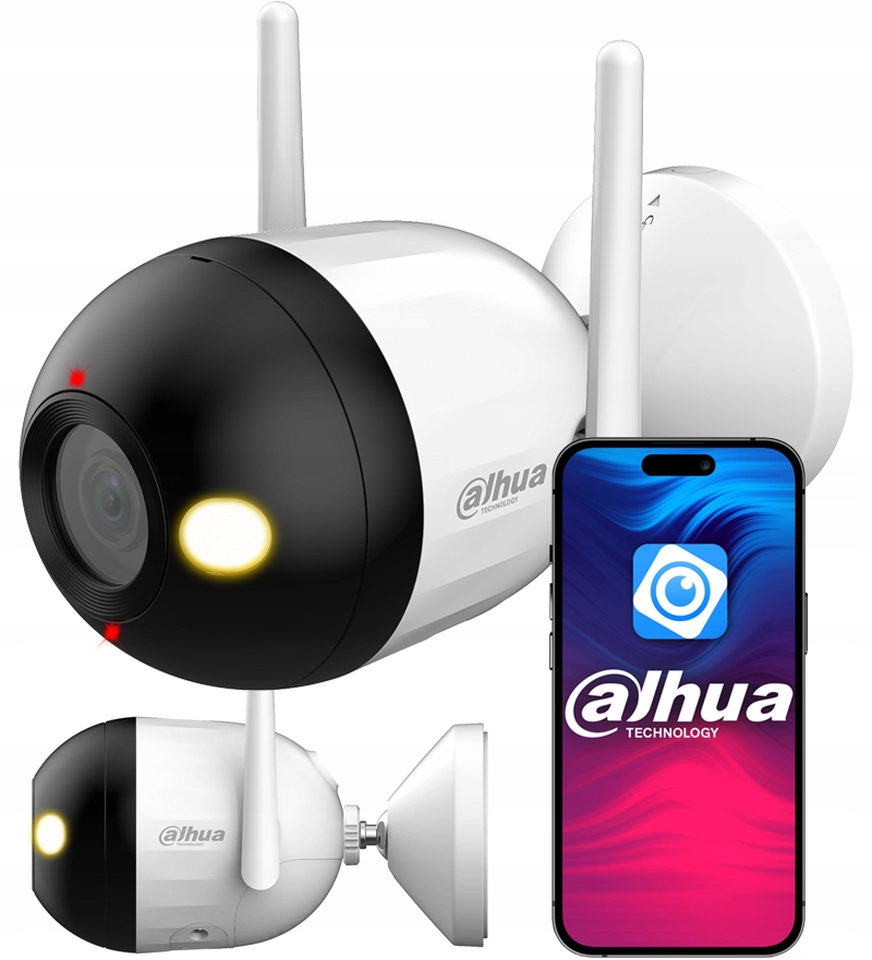 Ip kamera 4MPx Dahua Wifi F4C-PV Smart Dual Light Active Deterrence, trubicová