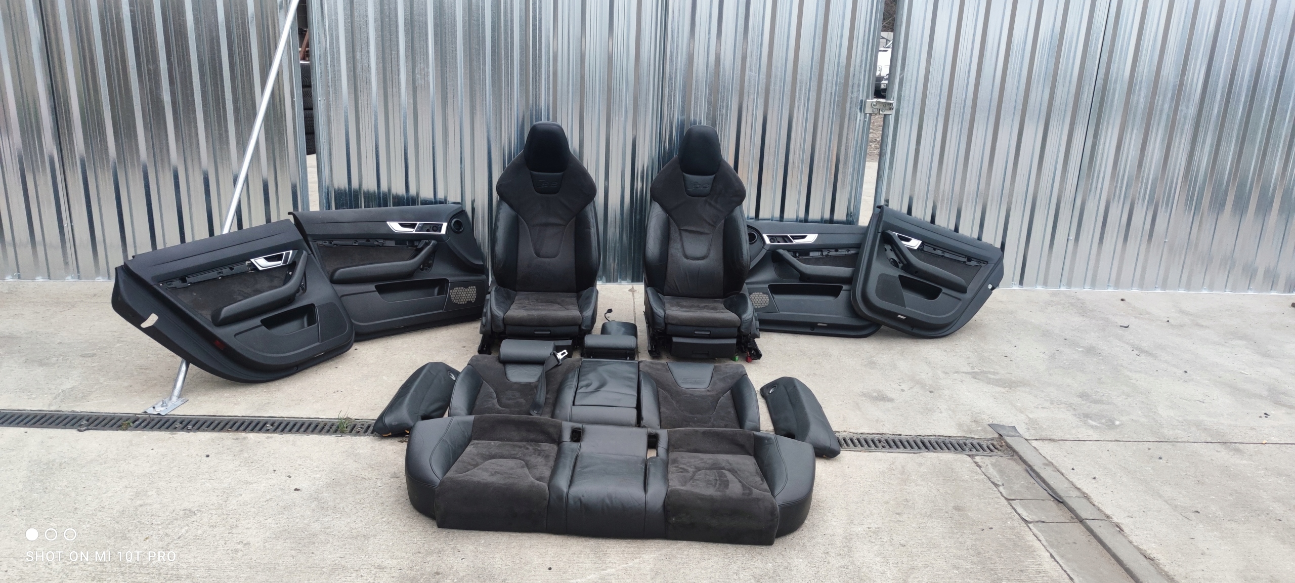 Сиденье сиденья AUDI S6 C6 кожа ALCANTARA комплект ЕС