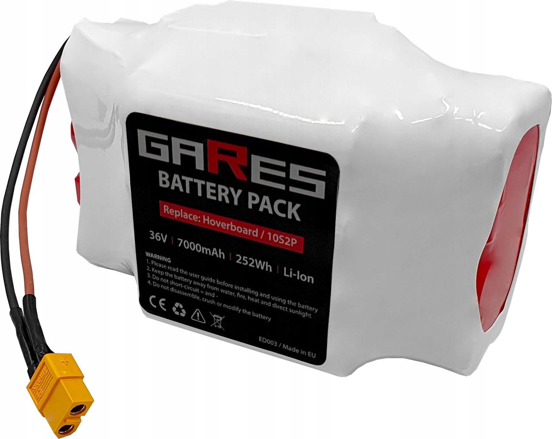 Bateria Akumulator do Hoverboard Deski 10S2P 7Ah 36V