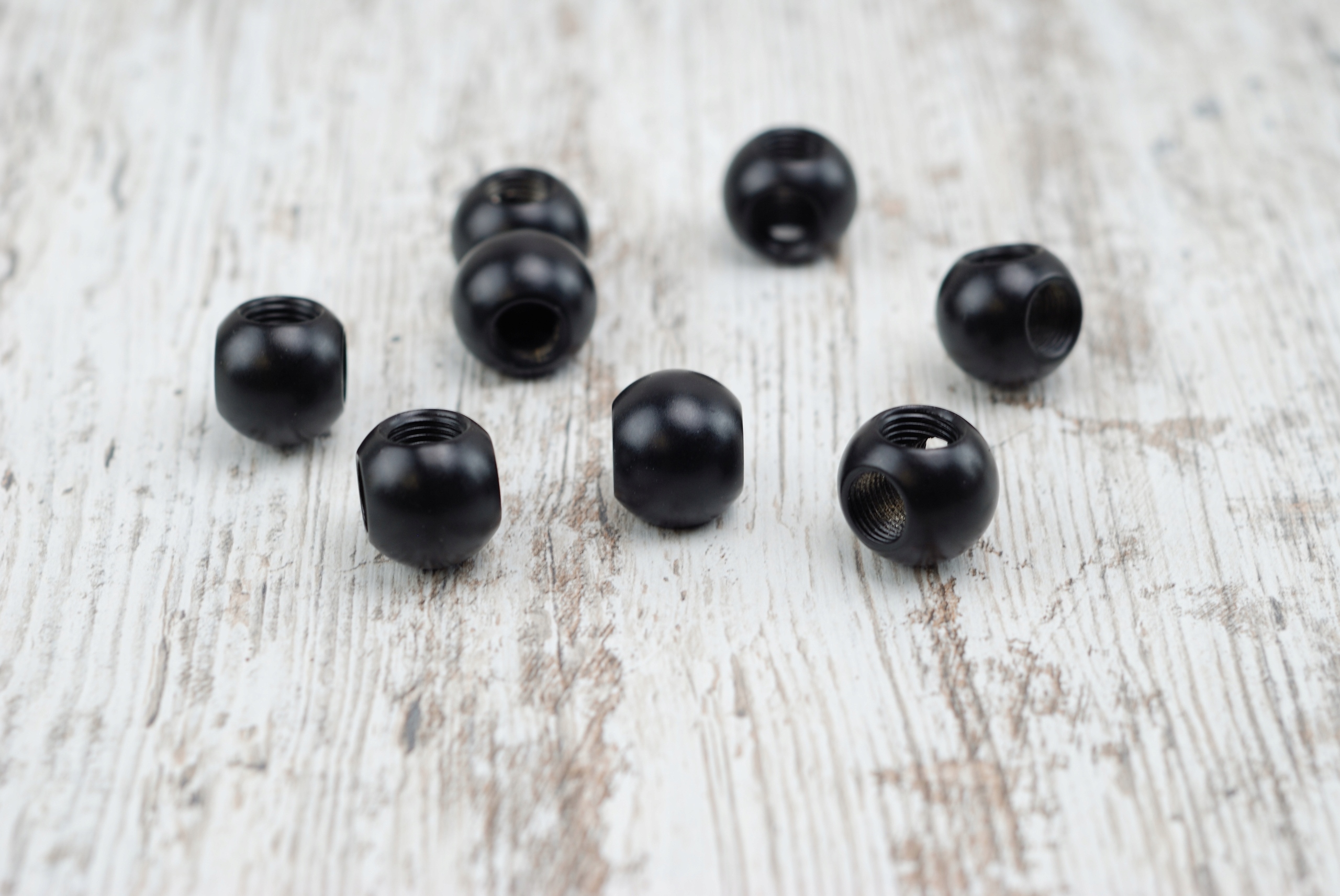 czarny trójnik kula m10 mufa M10 do lamp loft DIY Typ inny