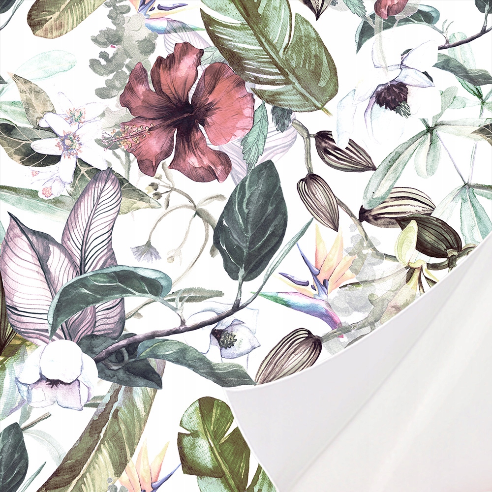 Samolepicí Tapeta Květ Listů Příroda Retro Do Obývacího Pokoje Kuchyně 3D 4,9x10 m