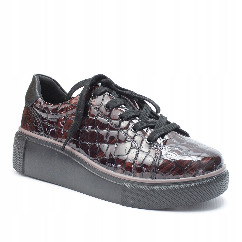 Sokolski J26-216 Brown Kožené Polobotky vel. 37
