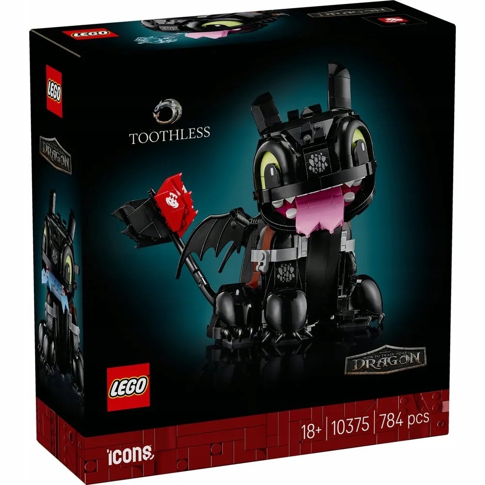 Lego Icons 10375 Jak Wytresować Smoka Szczerbatek 18+ Nowy