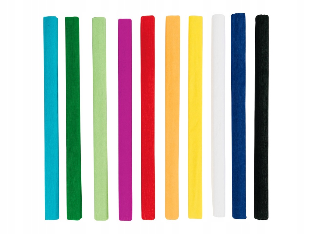 CRELANDO BIBUŁA MARSZCZONA ZESTAW 10 KOLORÓW