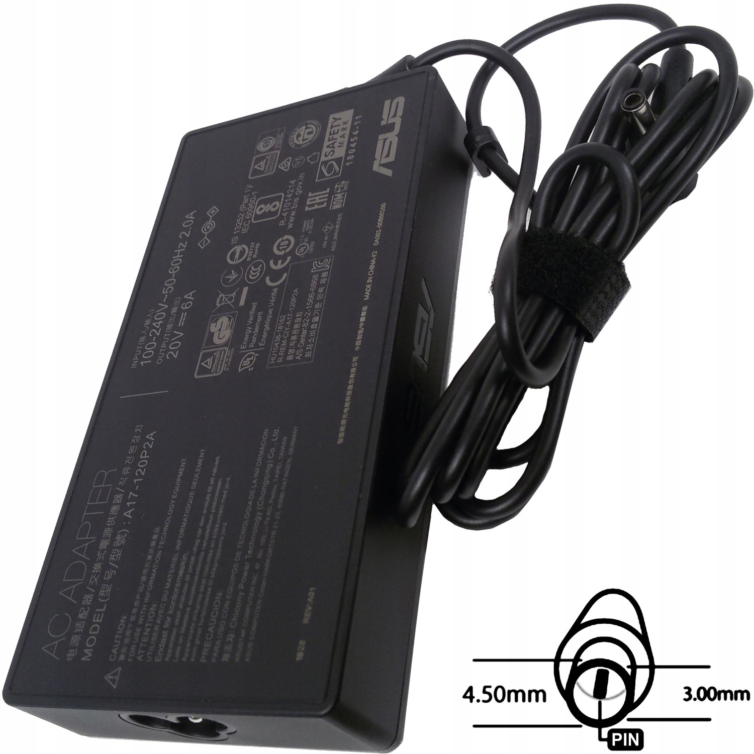 Asus orig. adaptér 120W 20V 3P(4.5PHI)