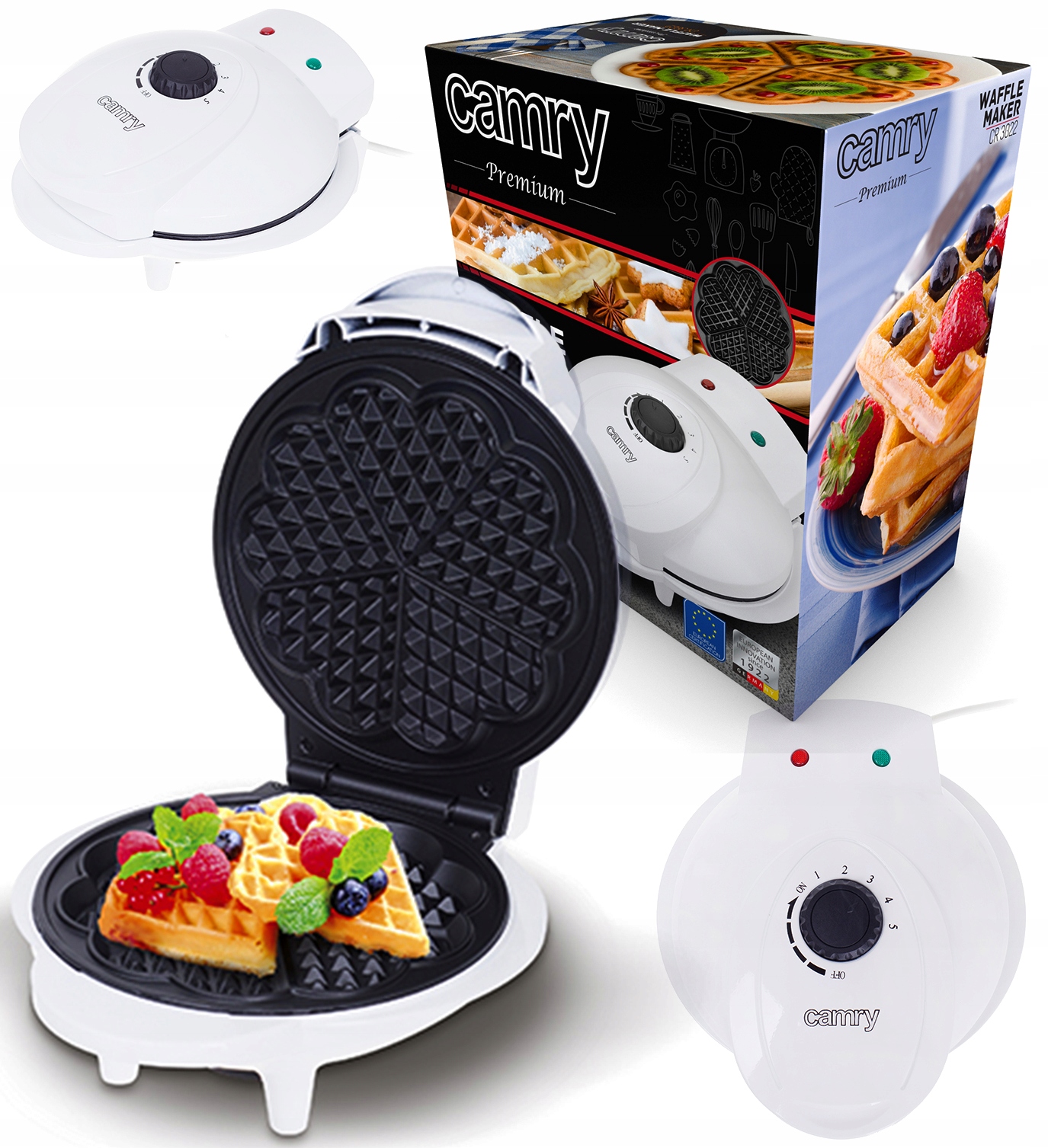 

Gofrownica Serduszka Waflownica Termostat Mocna