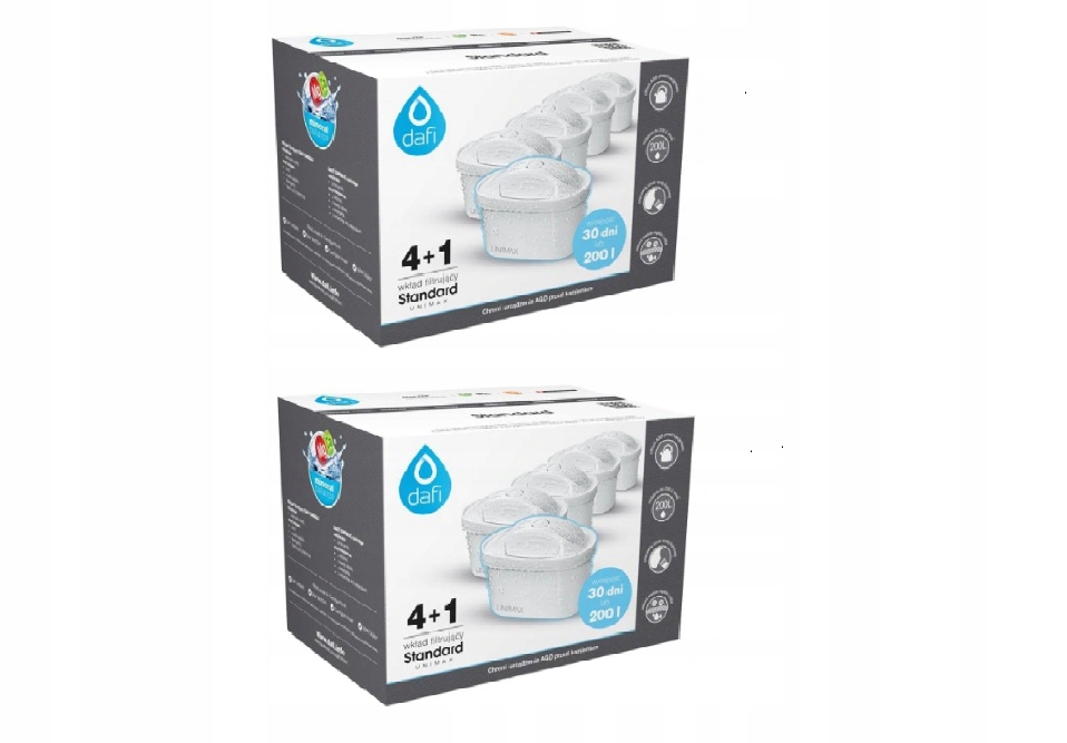 

10 Szt Unimax Filtr Wkład Do Dafi Brita