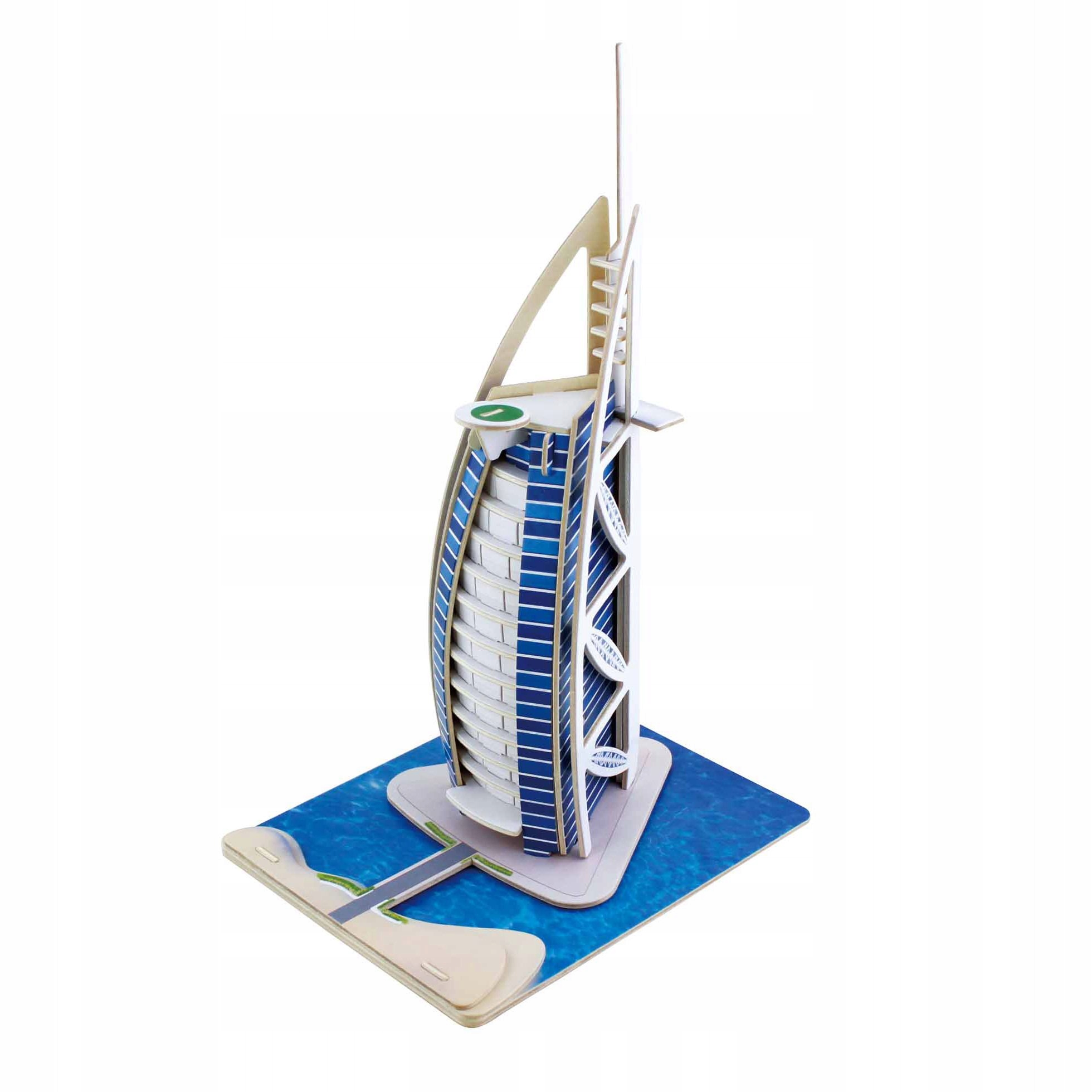

Puzzle 3D Drewniane Burj Al Arab Hotel 45 El