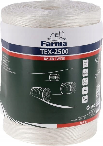Sznurek do maszyn rolniczych Tex-2500 1600 m