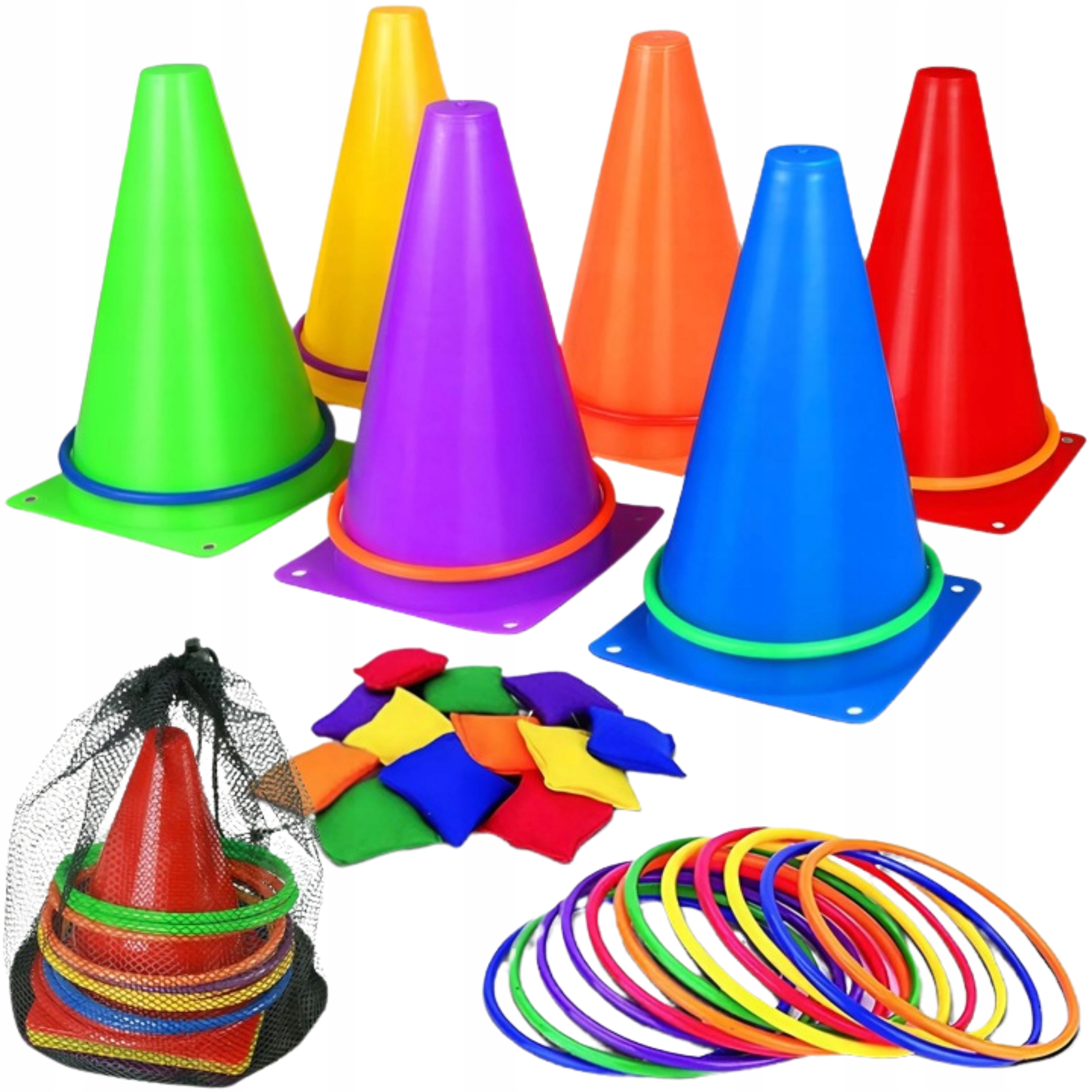 GRA ZRĘCZNOŚCIOWA RUCHOWA PACHOŁKI TRENINGOWE RINGO DZIECI FASOLKI