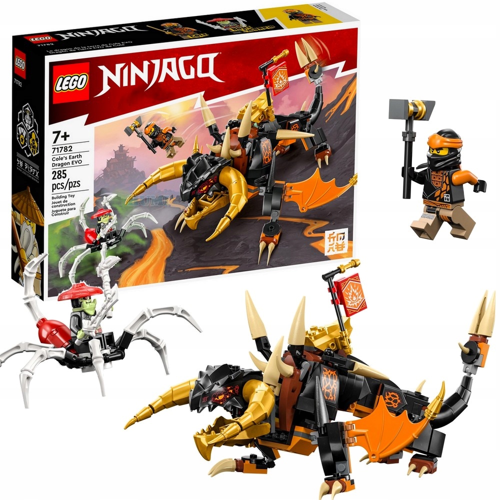 

Lego Ninjago 71782 Smok Ziemi Evo Czarny Ninja