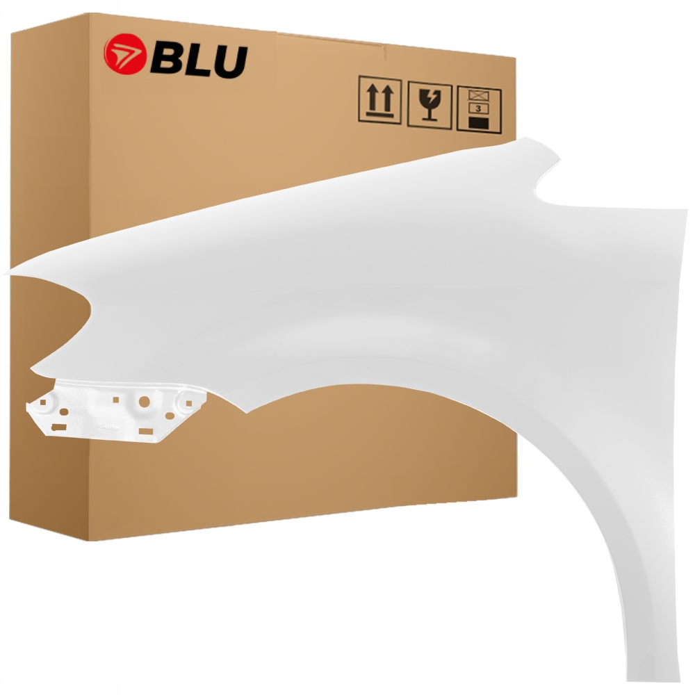 Blu Blatník Vw Touran 1T2 LB9A levý bílý 07-10 přední