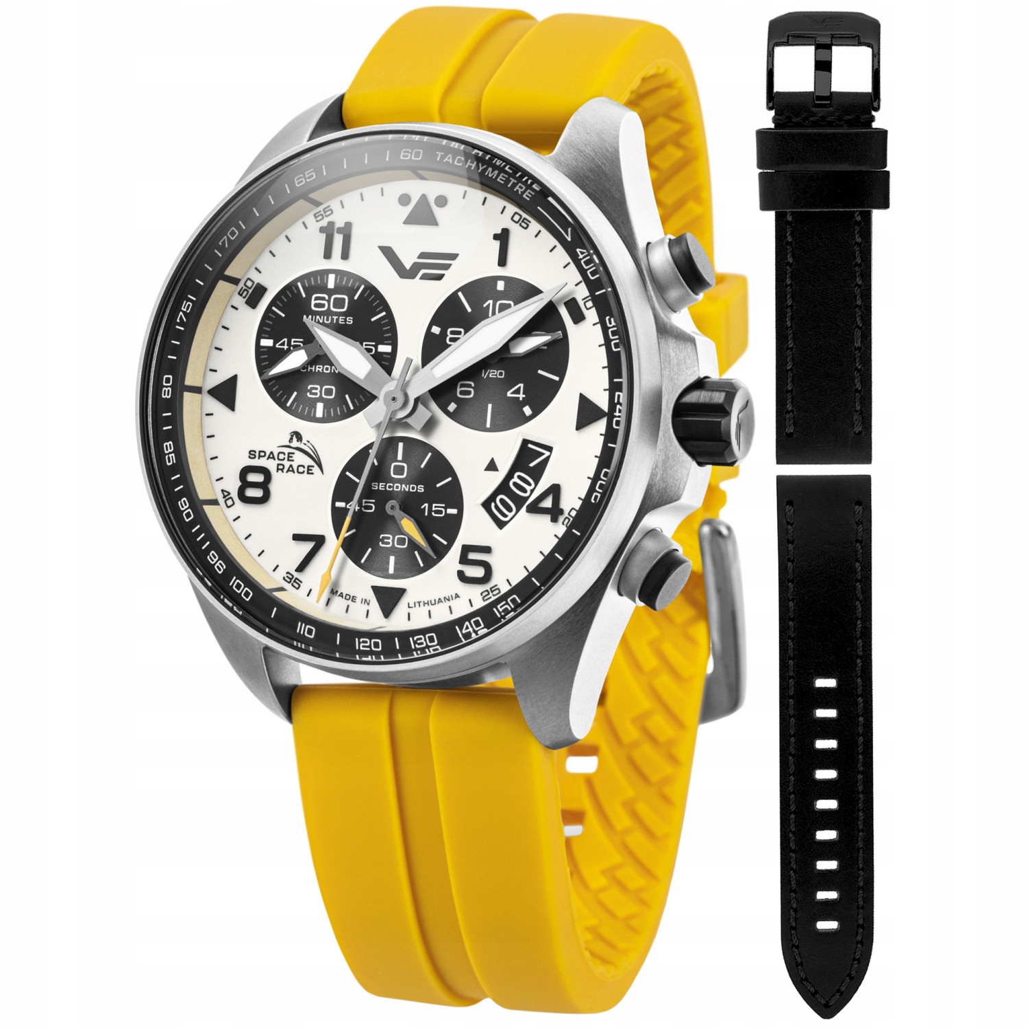 Pánské Hodinky Vostok Europe 6S30-325A743SY žlutý pásek