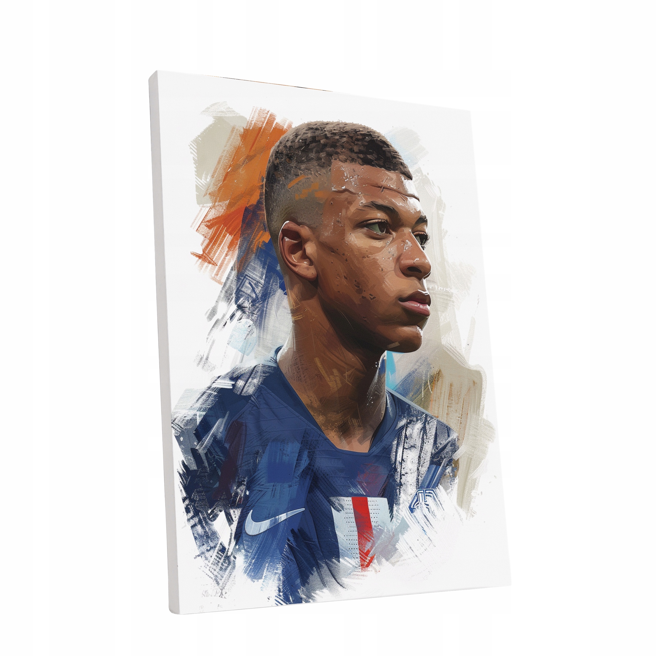 Obraz na plátně Portrét Kylian Mbappé do domu obývacího pokoje dárek 75x100