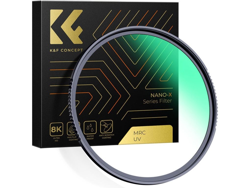 Efektový Filtr K&f Concept Nano-x Mrc Uv 112 MM S Ultra Slim Povrchovou Úpravou