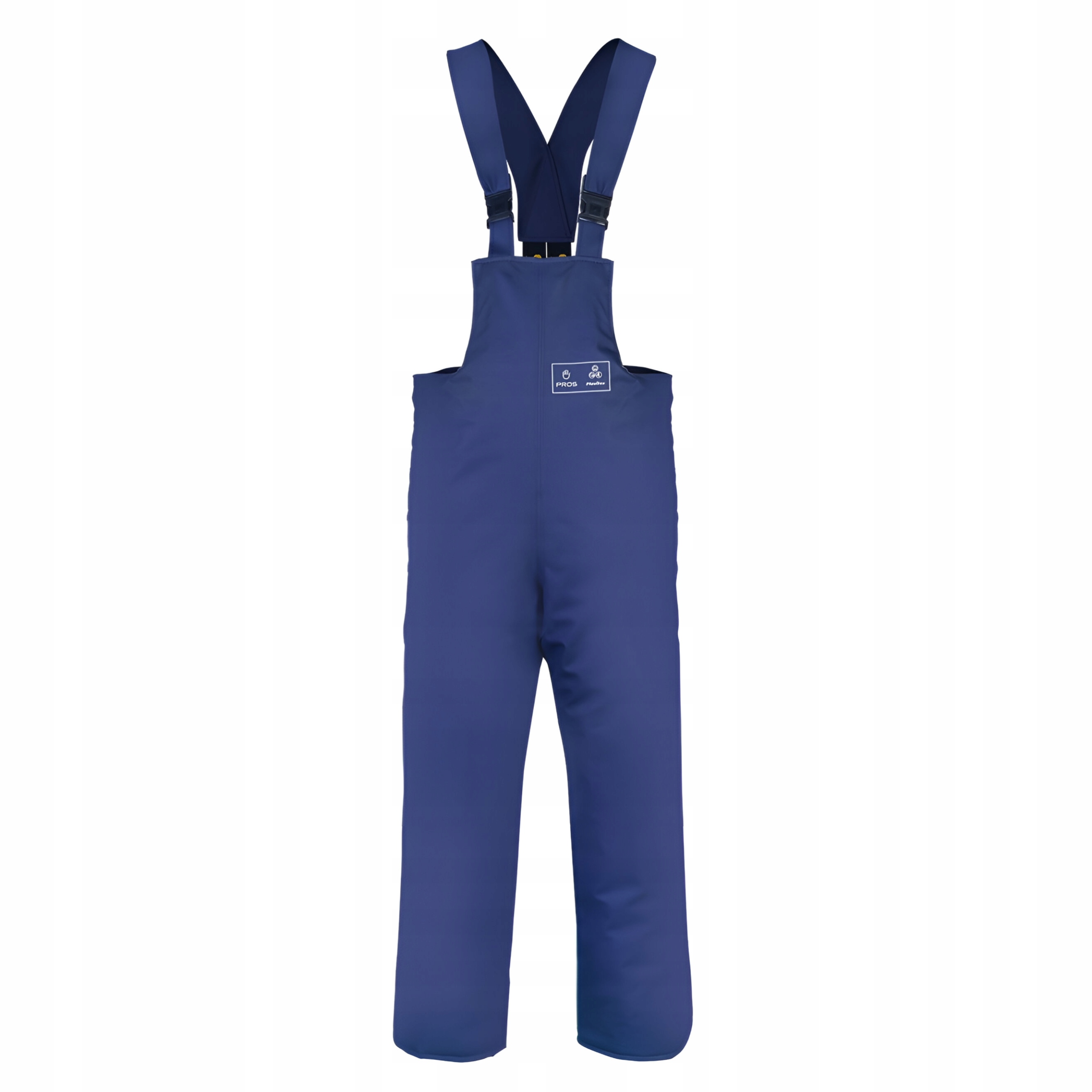 Nepromokavé kalhoty Zateplené Pohodlné na ramenních popruzích Tmavě modré