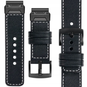 Pásek pro Garmin QuickFit 26 mm Fenix 8X 7X 6X 5X kožený, ručně vyrobený Movear