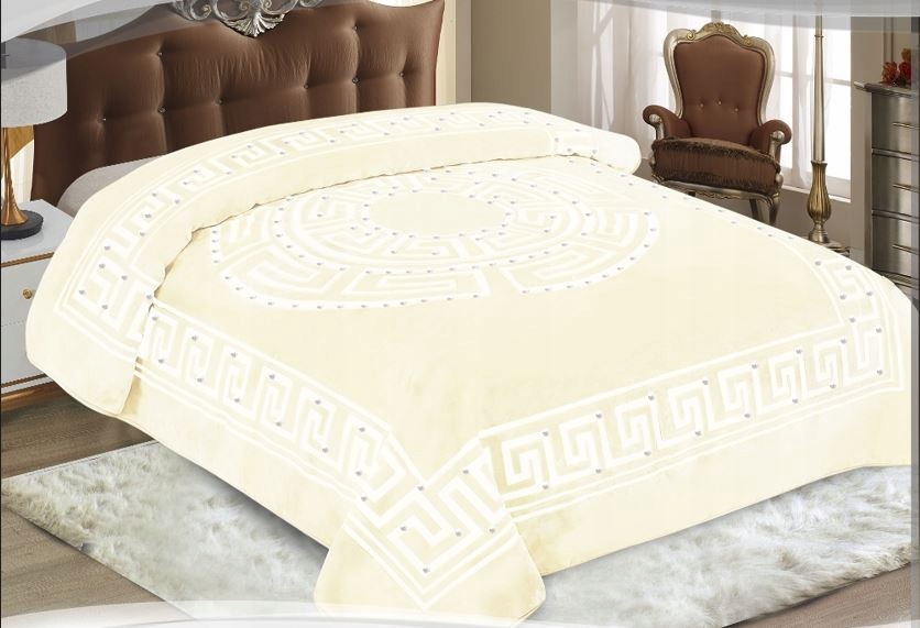 Prikrývka Zara Diamant Glamour 200×240 Crem Y650