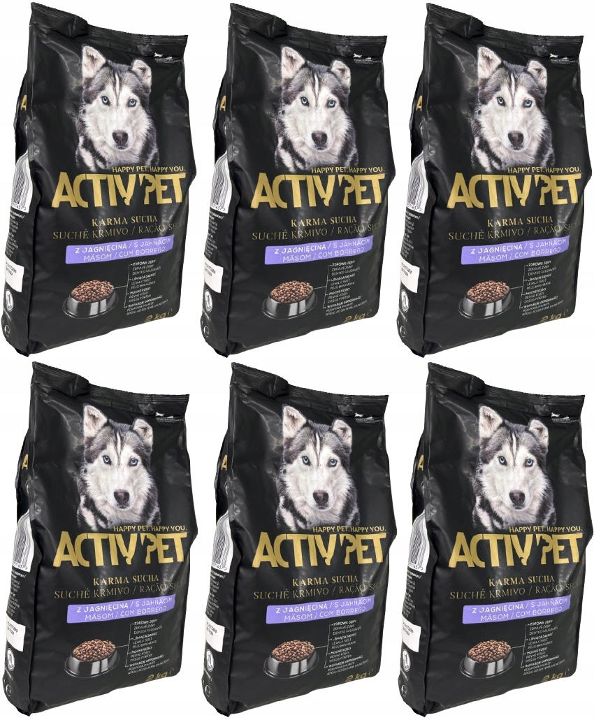 Activ Pet sucha karma dla psa Jagnięcina 12 kg