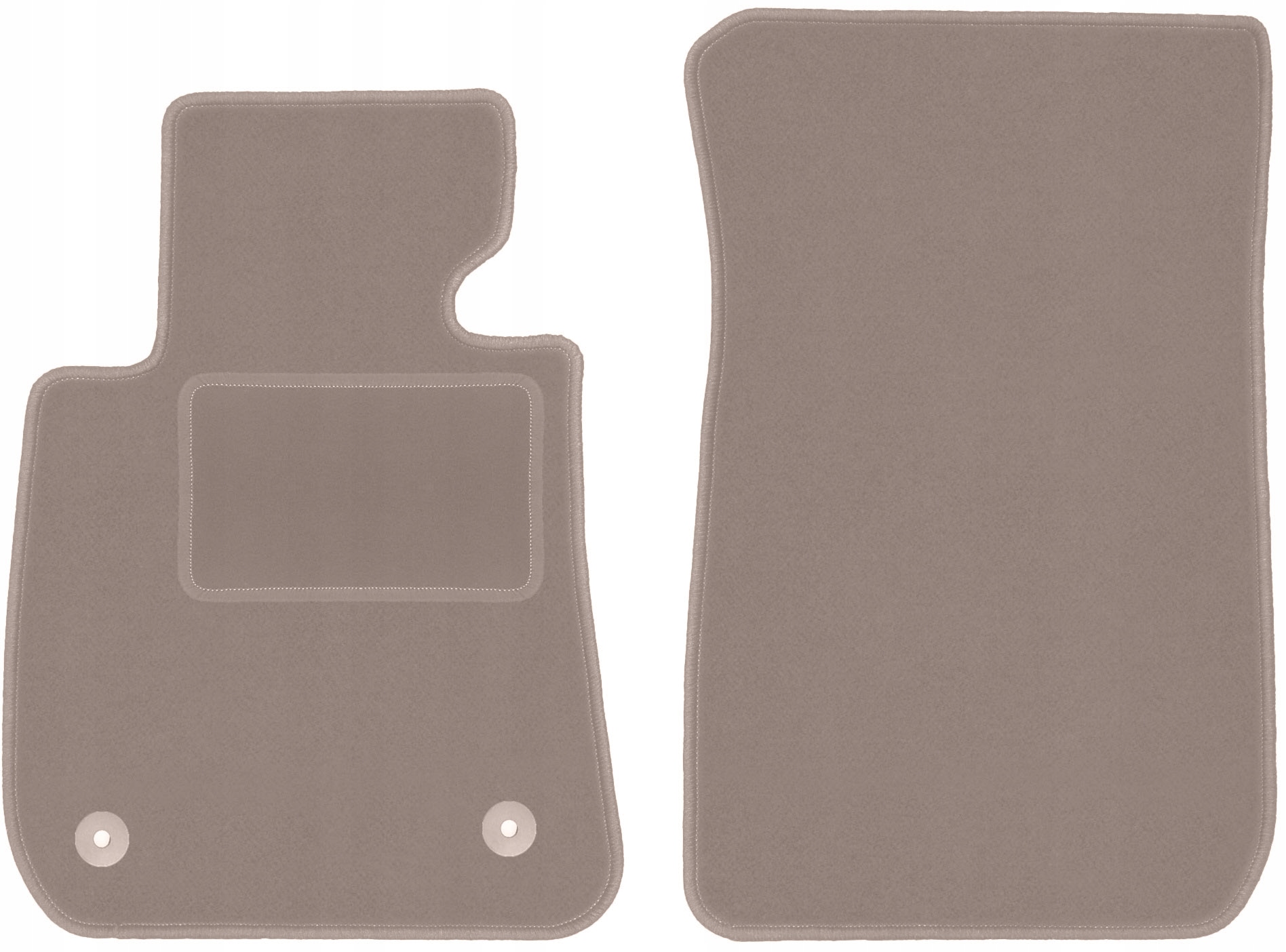 Přední velurové koberce, béžové, pro: Bmw 3 E93 kabriolet (2004-2011)