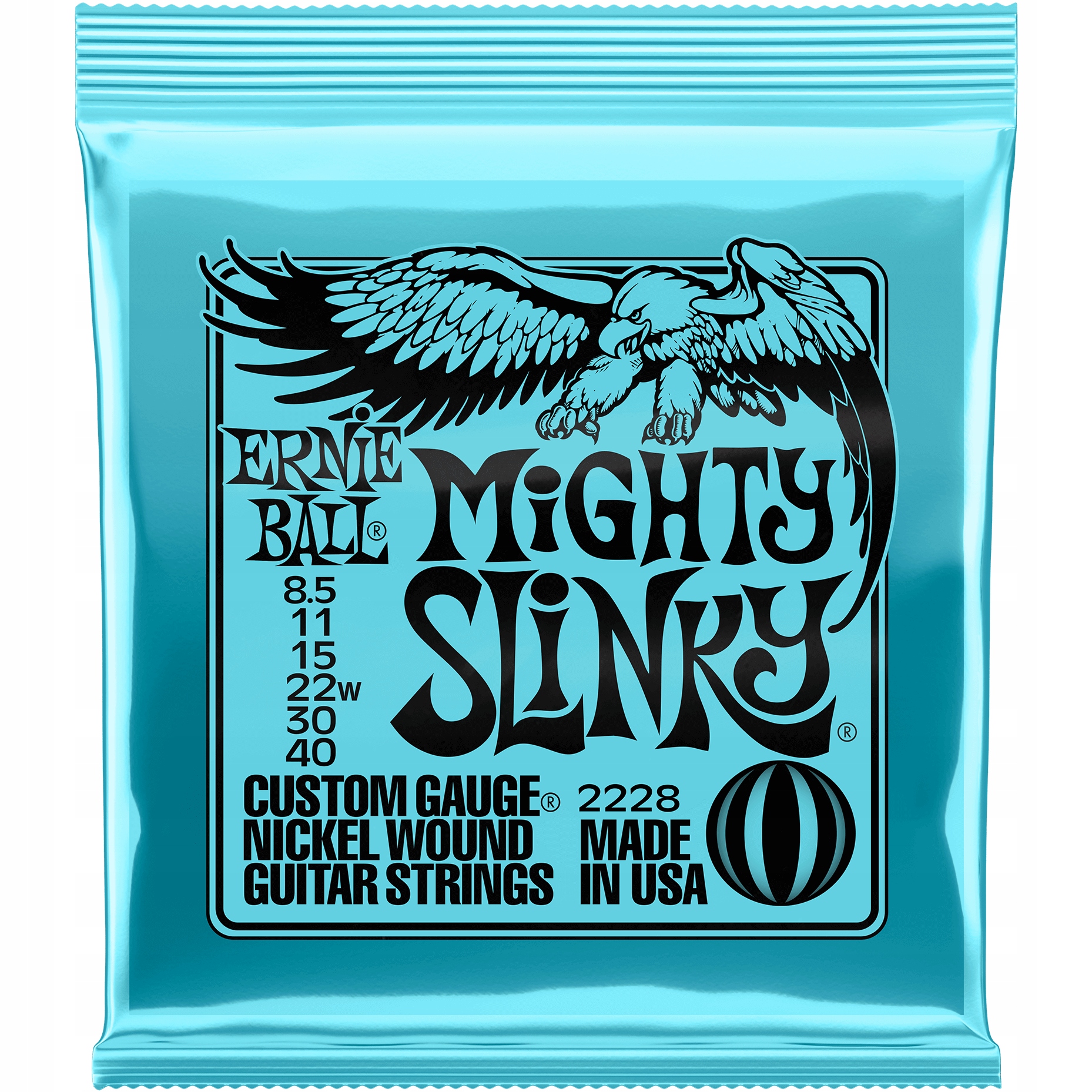 Ernie Ball Mighty Slinky 2228 struny do elektryka