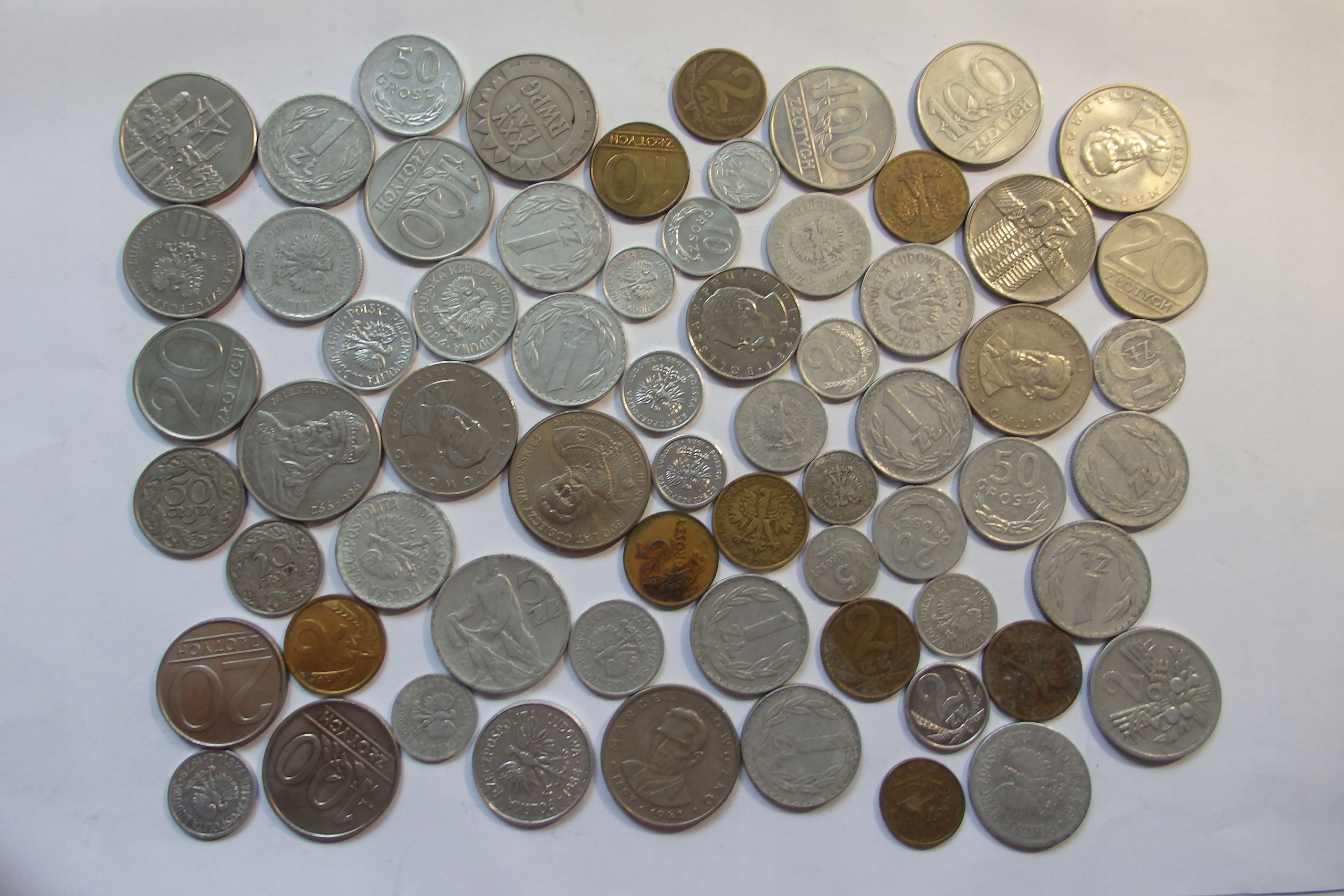 Zestaw monet PRL, MIX 250g, X9702