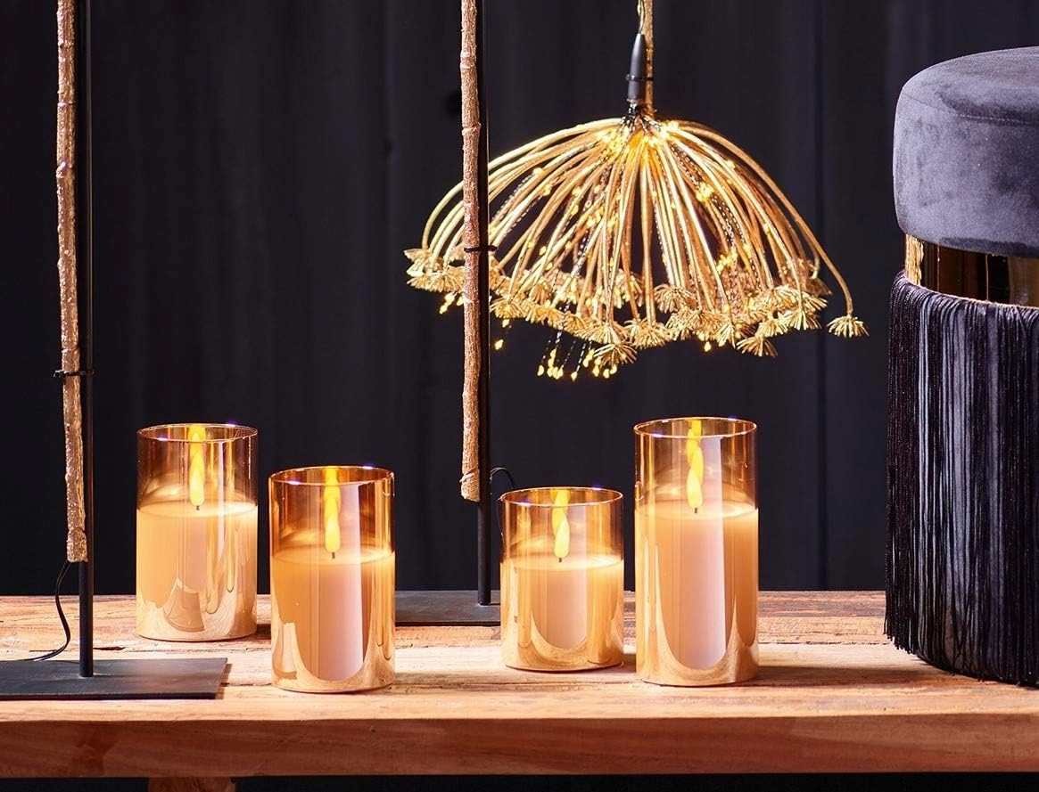 ŚWIECZKA LED NA BATERIE LAMPKA W TUBIE MAŁA 9,5CM Marka Liderhoff