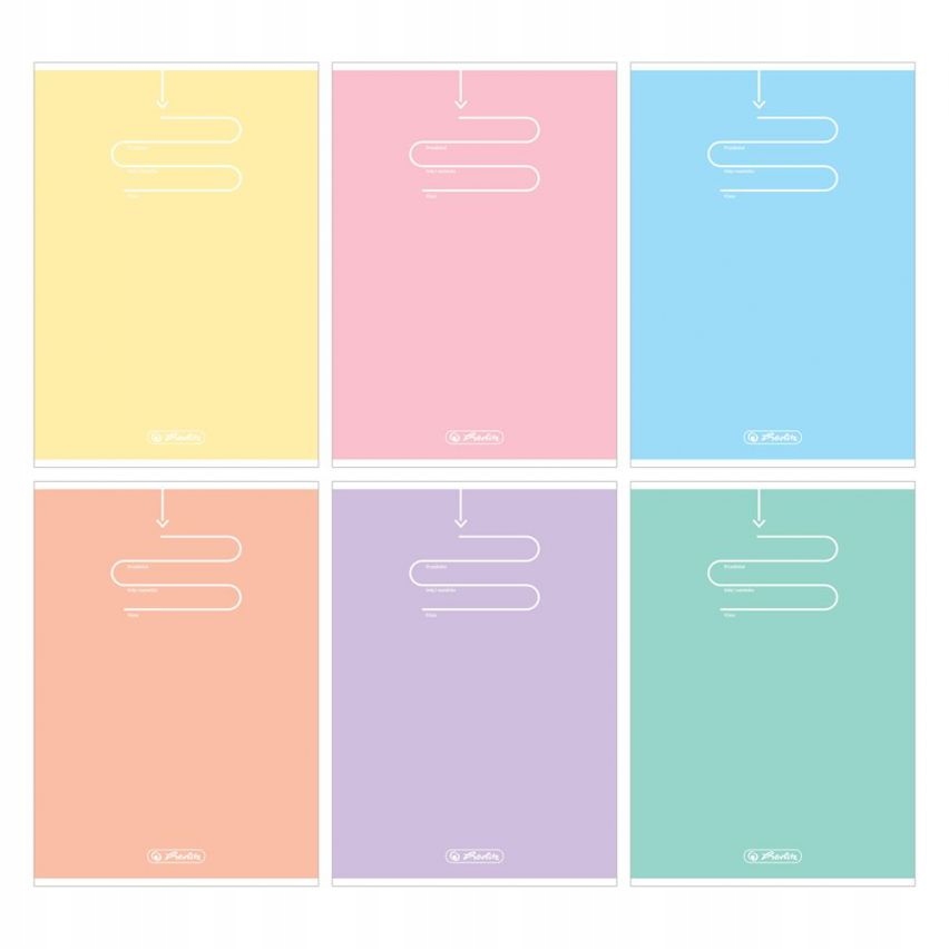 

Zeszyt A5 60kart.w kratkę Color Blocking pastel