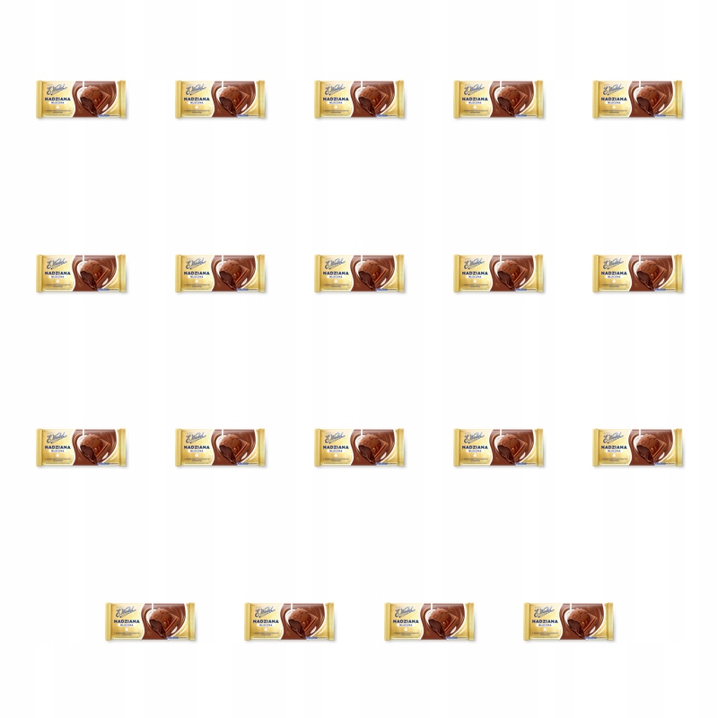 E. Wedel Czekolada mleczna z czekoladowym nadzieniem 100g X19