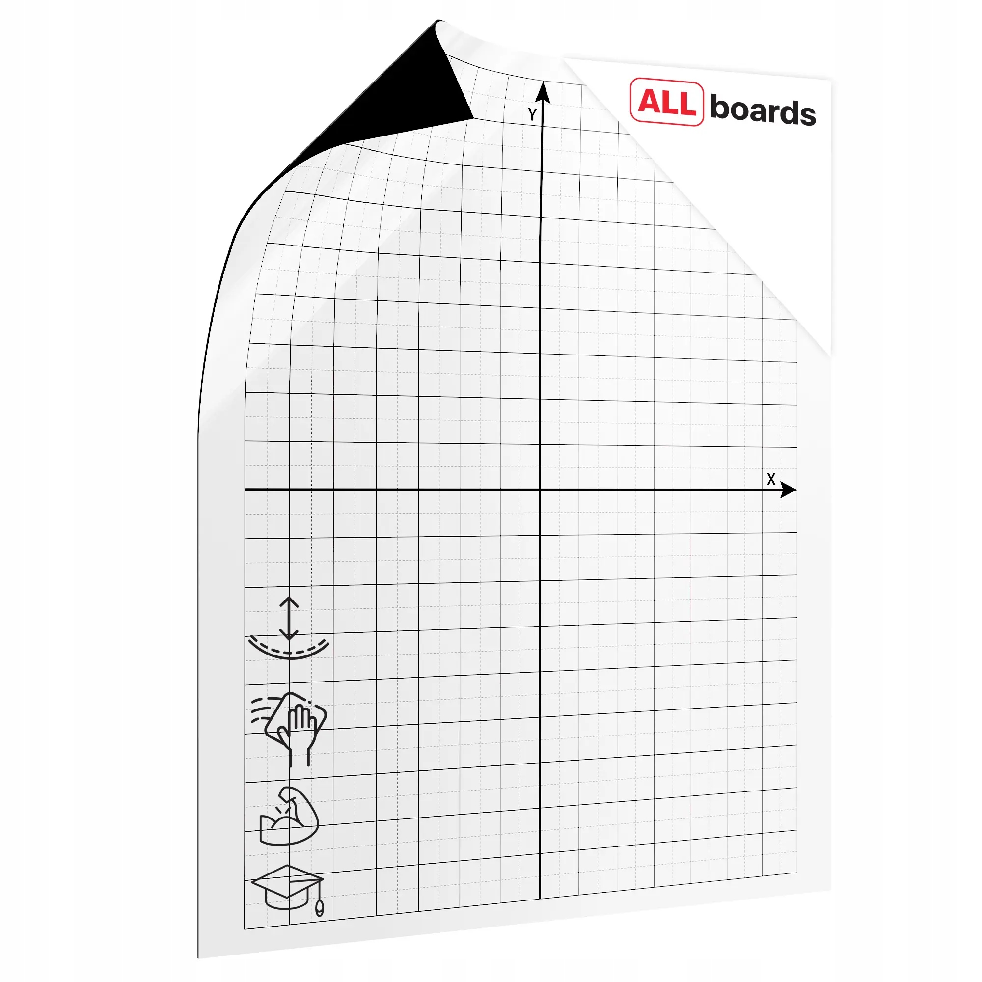 Nakładka magnetyczna układ współrzędnych