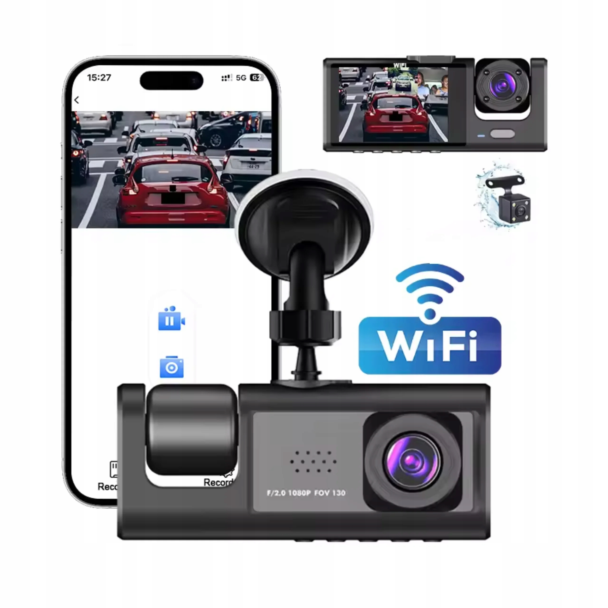 Automobilová Kamera Videorekordér Couvací Kamera Videorekordér Wifi