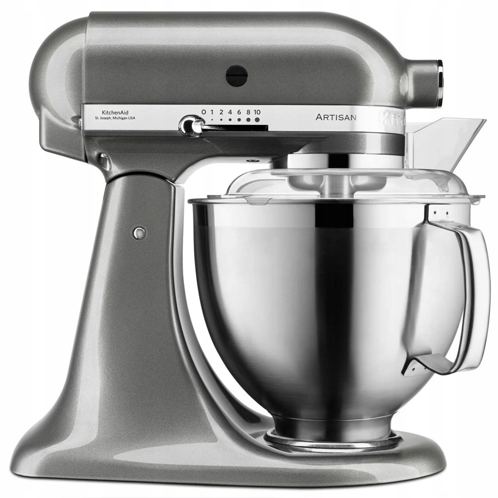 Kuchyňský robot KitchenAid Artisan 5KSM185, strieborno sivá