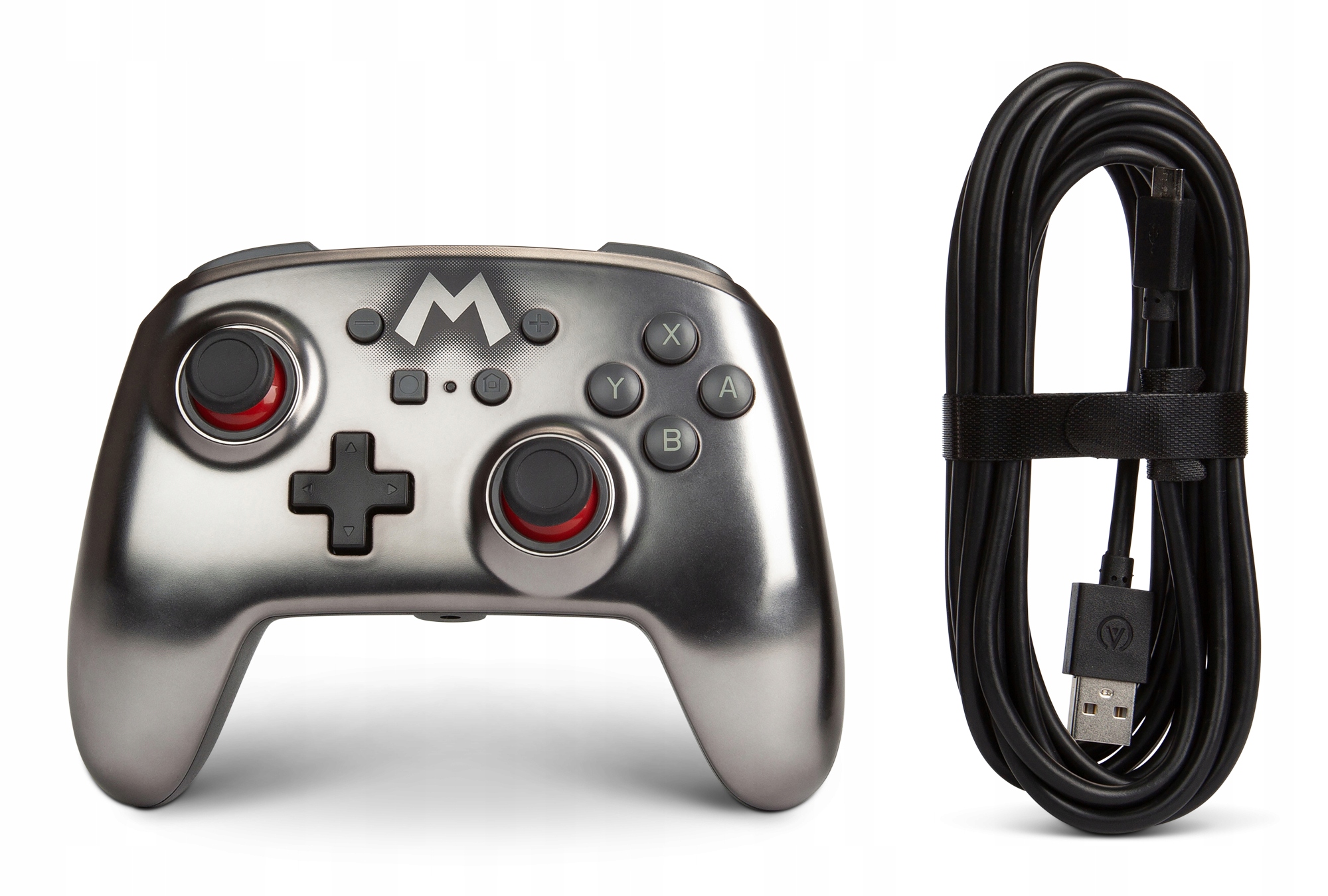 PowerA SWITCH Pad przewodowy Super Mario Silver Kompatybilne platformy Nintendo Switch