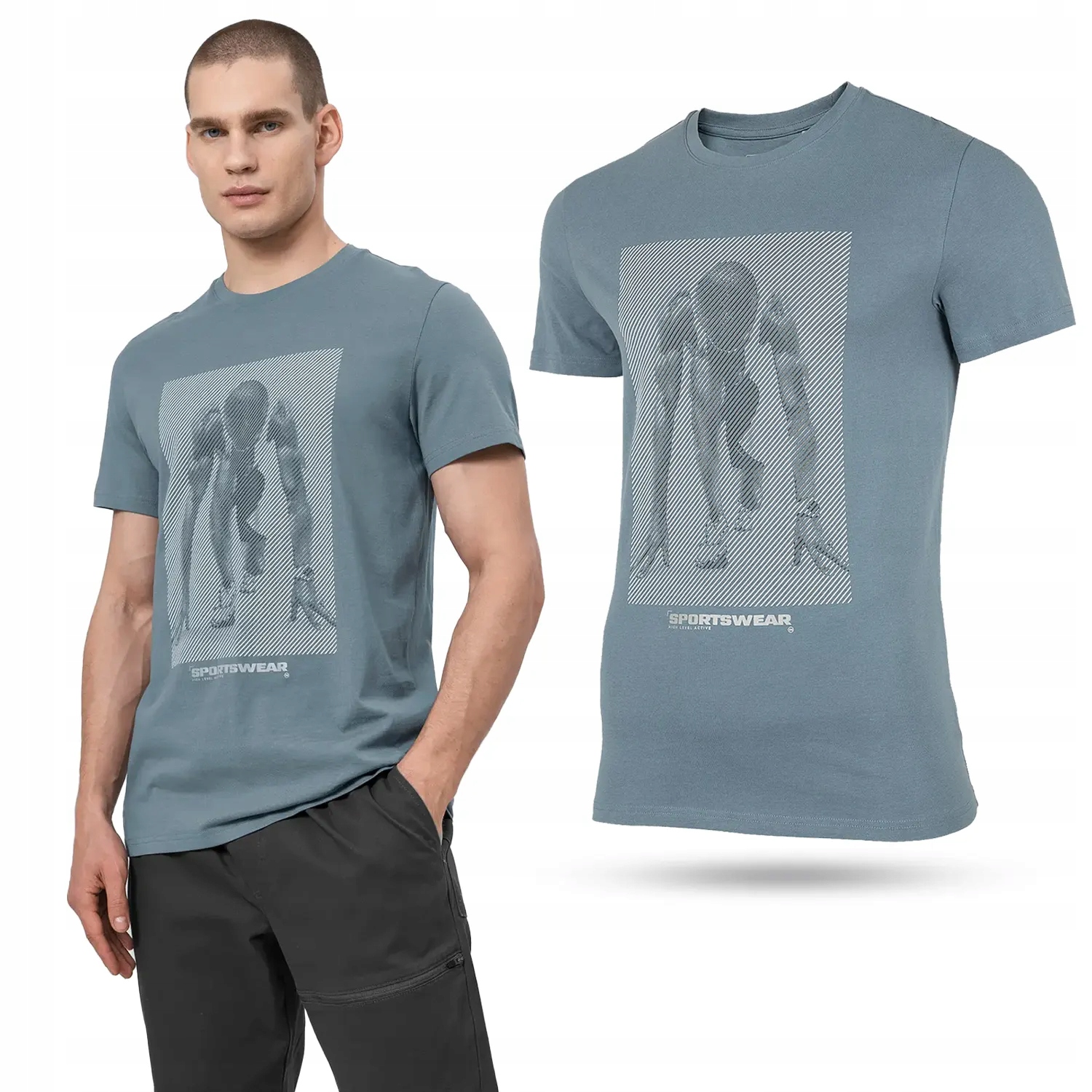 

Koszulka Męska 4F T-shirt Bawełniany Z22-TSM035