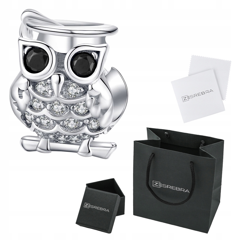 

Charms Sowa do Pandora srebro 925 zawieszka