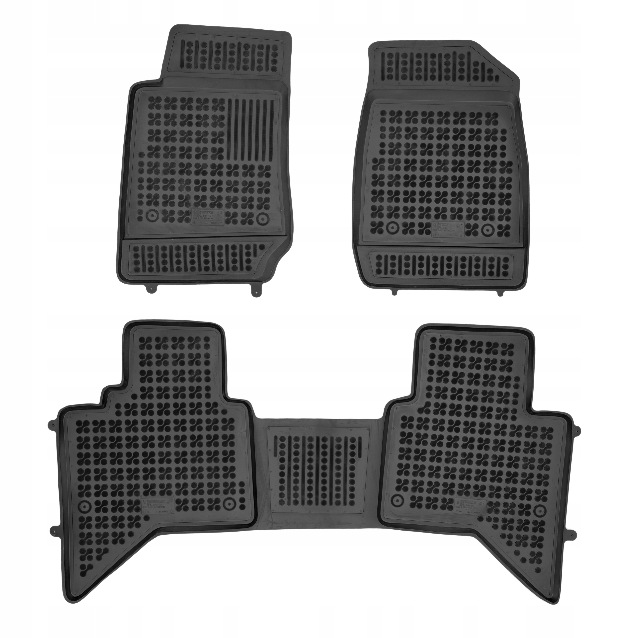 Gumové rohože Isuzu D-Max II 2011-2019