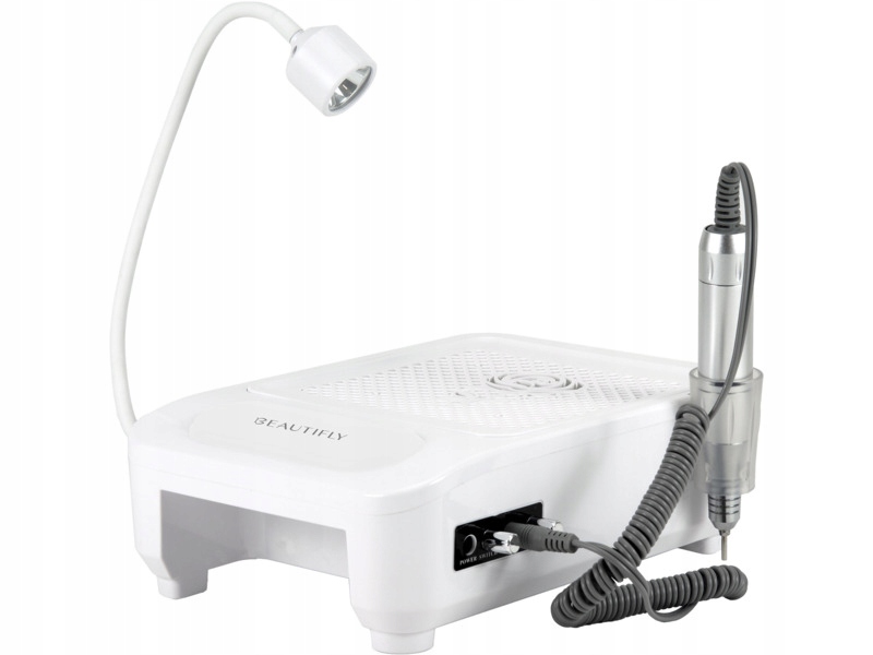 Frezarka do paznokci, lampa, pochłaniacz 4w1 Beautifly Glamora