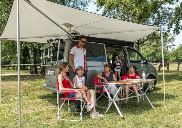 Daszek przeciwsłoneczny 220cm Black Fiamma