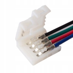 ZŁĄCZKA LED RGBW 12mm ECO LIGHT JEDNOSTRONNA Typ złączka