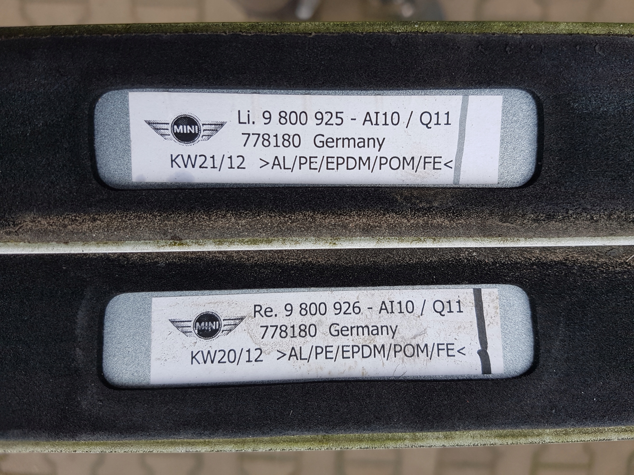 MINI COUNTRYMAN R60 DACHRELING DACH KOMPLET