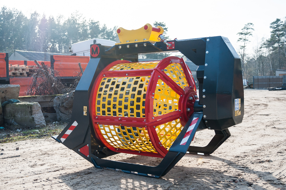 Барабанний гуркіт, гідравлічний ківш PSB-1000