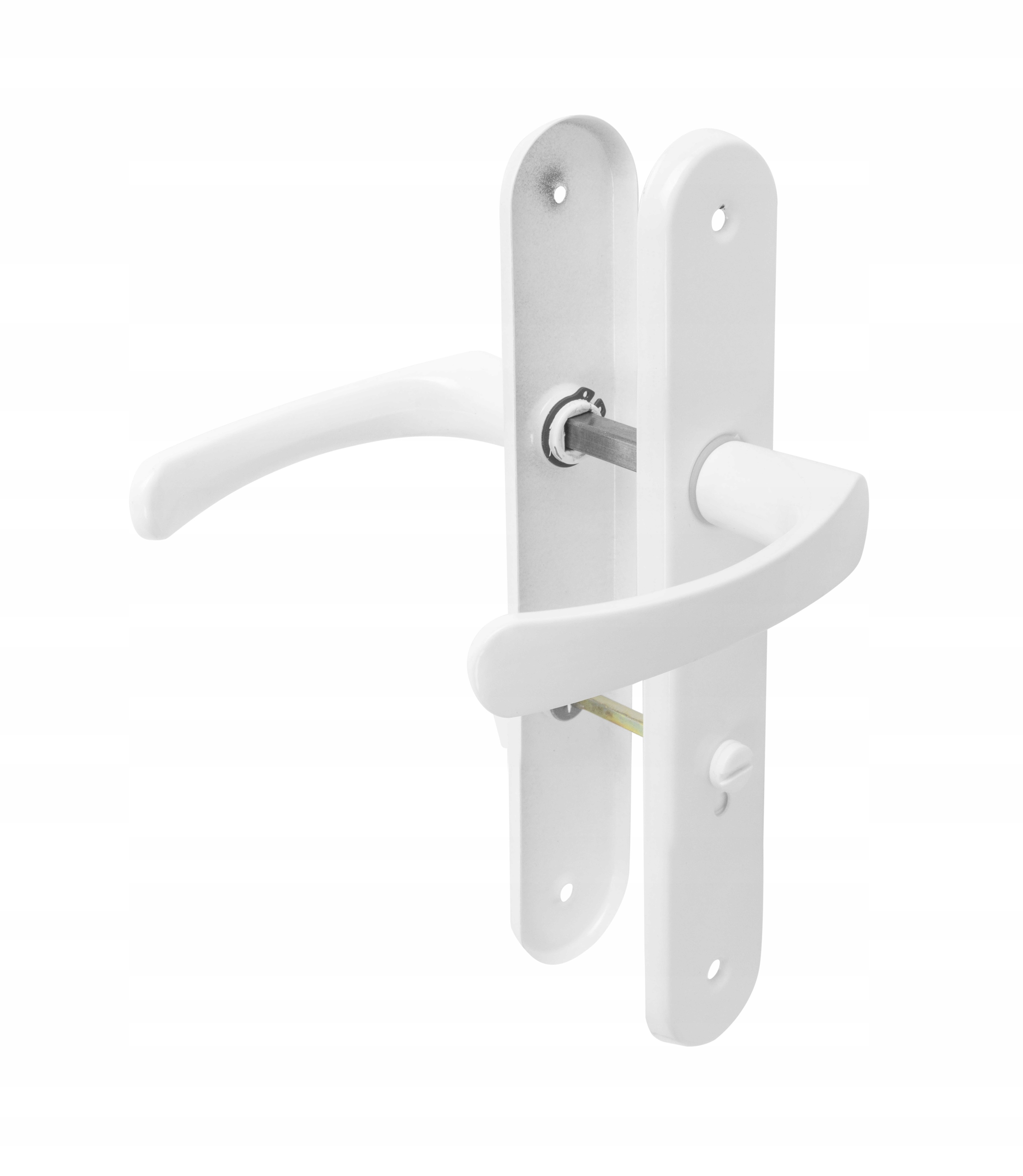KLAMKA DRZWIOWA DO DRZWI 72 WC BIAŁA BISZKOPT EAN (GTIN) 5903684892396