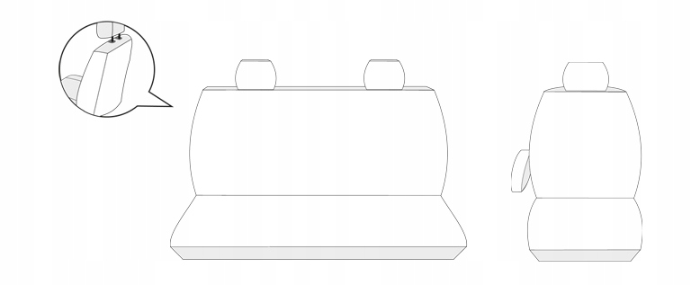 IVECO DAILY VI od 2014 POKROWCE NA WYMIAR P4 Rodzaj Dedykowane