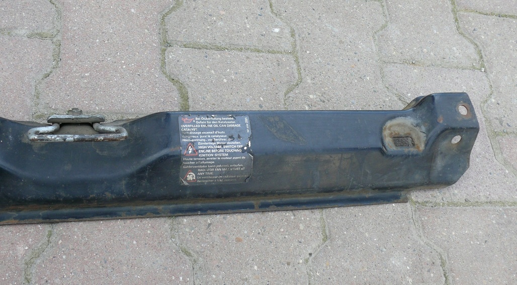 support panel for radiators pillar iron upper VW TRANSPORTER IV T4 2.4 D 78KM AAB