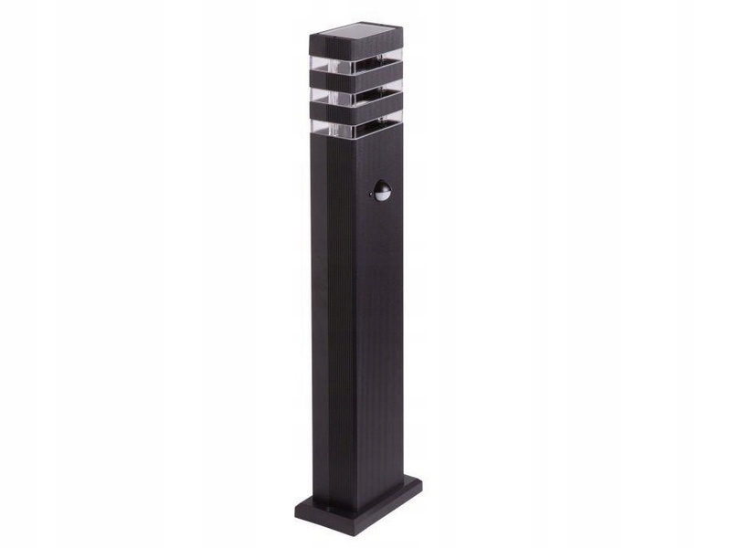 Záhradný stĺpik SO-60P GU10 110x65x600 čierny IP44 s pohybovým senzorom