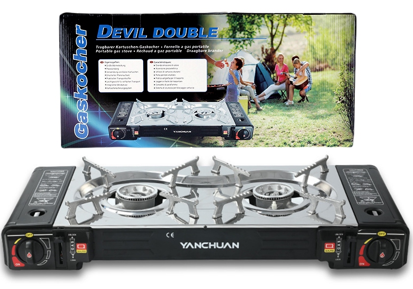 

Kuchenka Gazowa Turystyczna 2-PALNIKOWA Przenośna